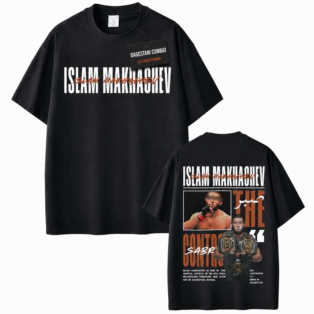 Islam Makhachev Graphic Tee Double Champion Edition 2026