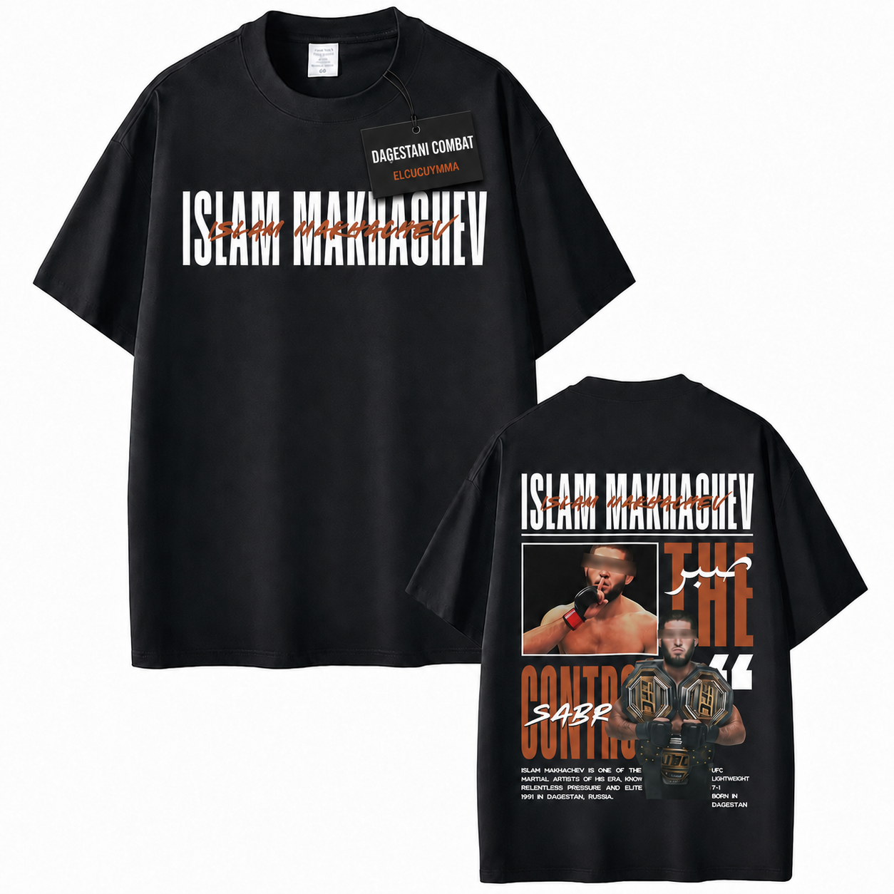 Islam Makhachev Graphic Tee Double Champion Edition 2026
