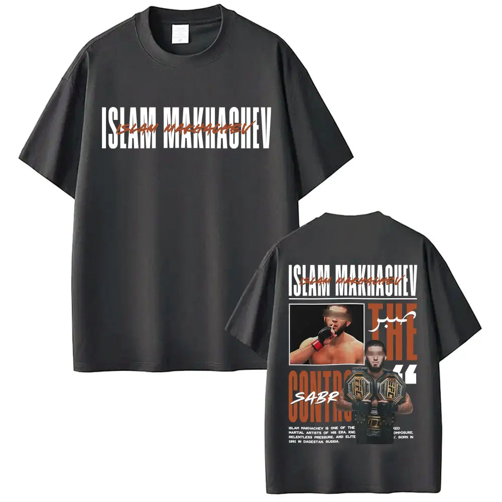 Islam Makhachev Graphic Tee Double Champion Edition 2026